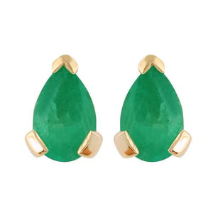 Classic Emerald Stud Earrings & Pendant Set Image 2