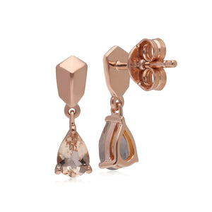 Micro Statement Morganite Earrings 