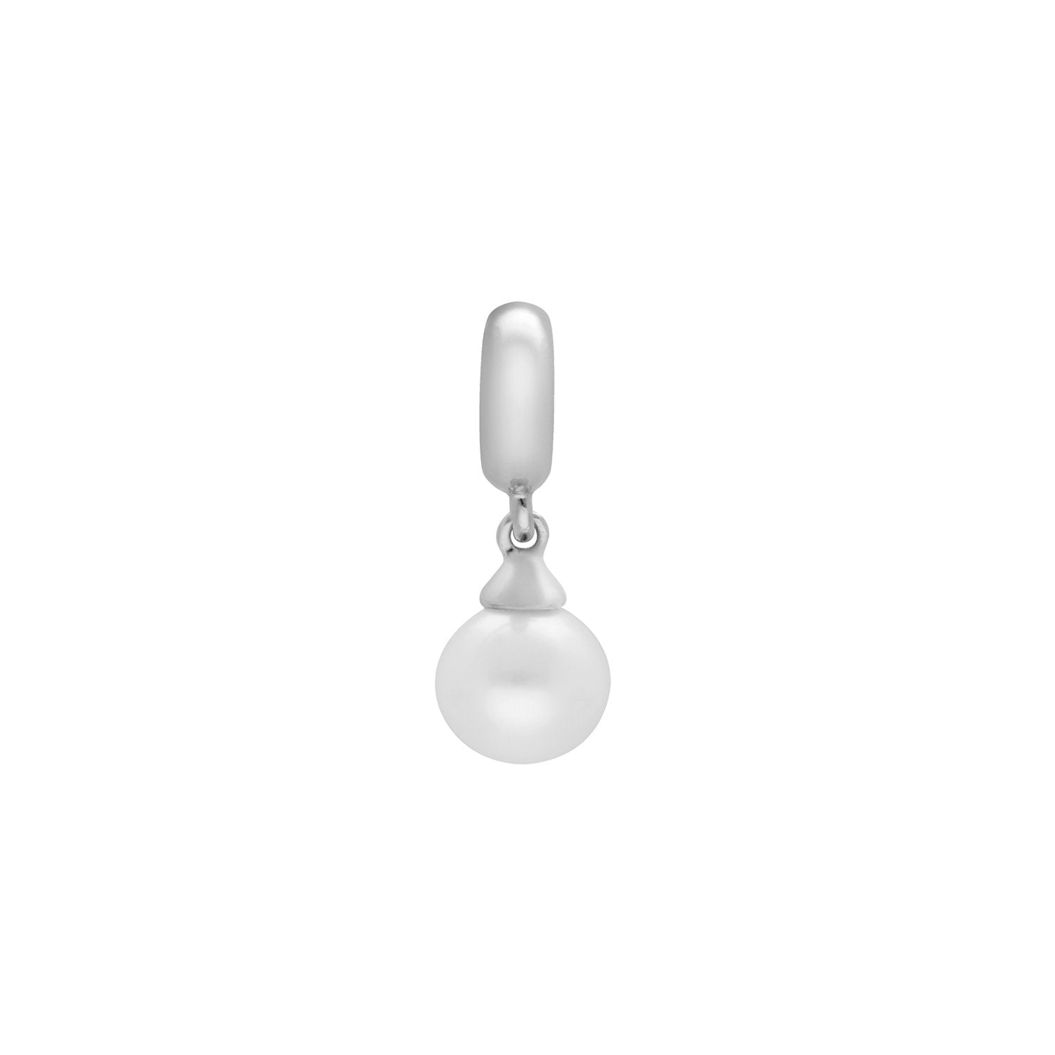 Sterling Silver Pearl Charm