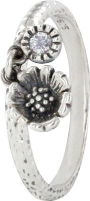 Stack Ring Co Anello impilabile in argento sterling 925 con zirconi bianchi vanigliati