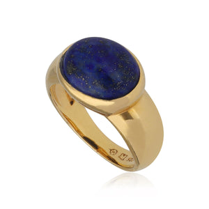 Lapis lazuli cocktail ring