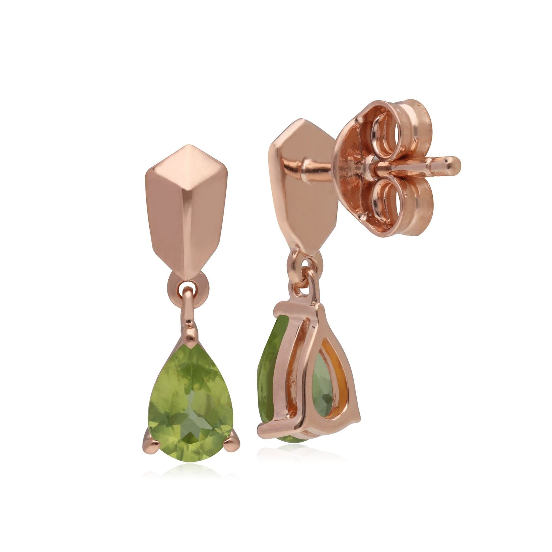 Micro Statement Peridot Earrings 