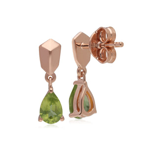 Micro Statement Peridot Earrings 