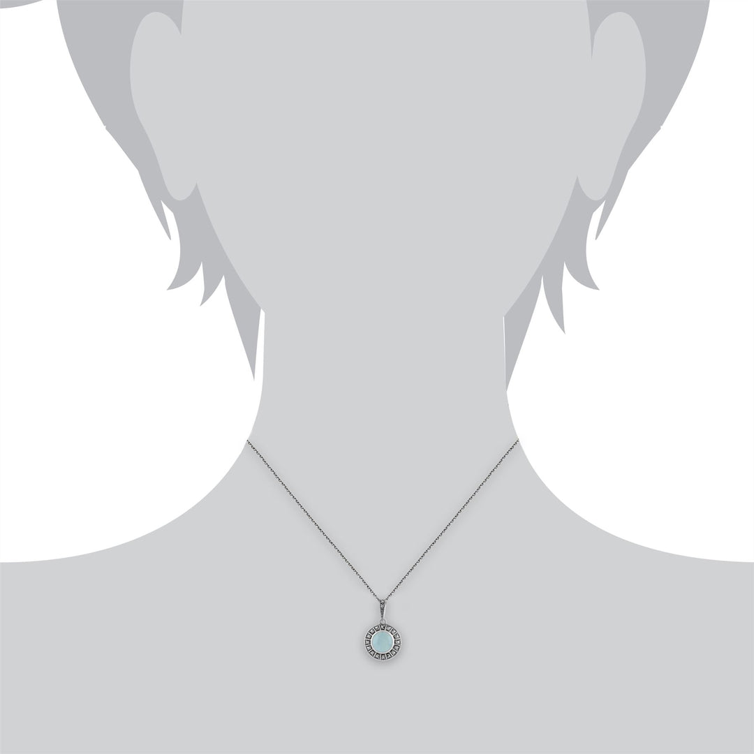 Orecchn n Argento 925 con brllante acqua marna - Fatto n Umbra Orecchn n Argento 925 con brllante acqua marna - Fatto n Umbra