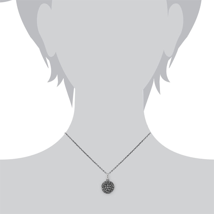 Collana stile Rennie Mackintosh in argento 925 marcasite