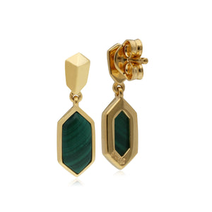 Malachite Drop Earrings