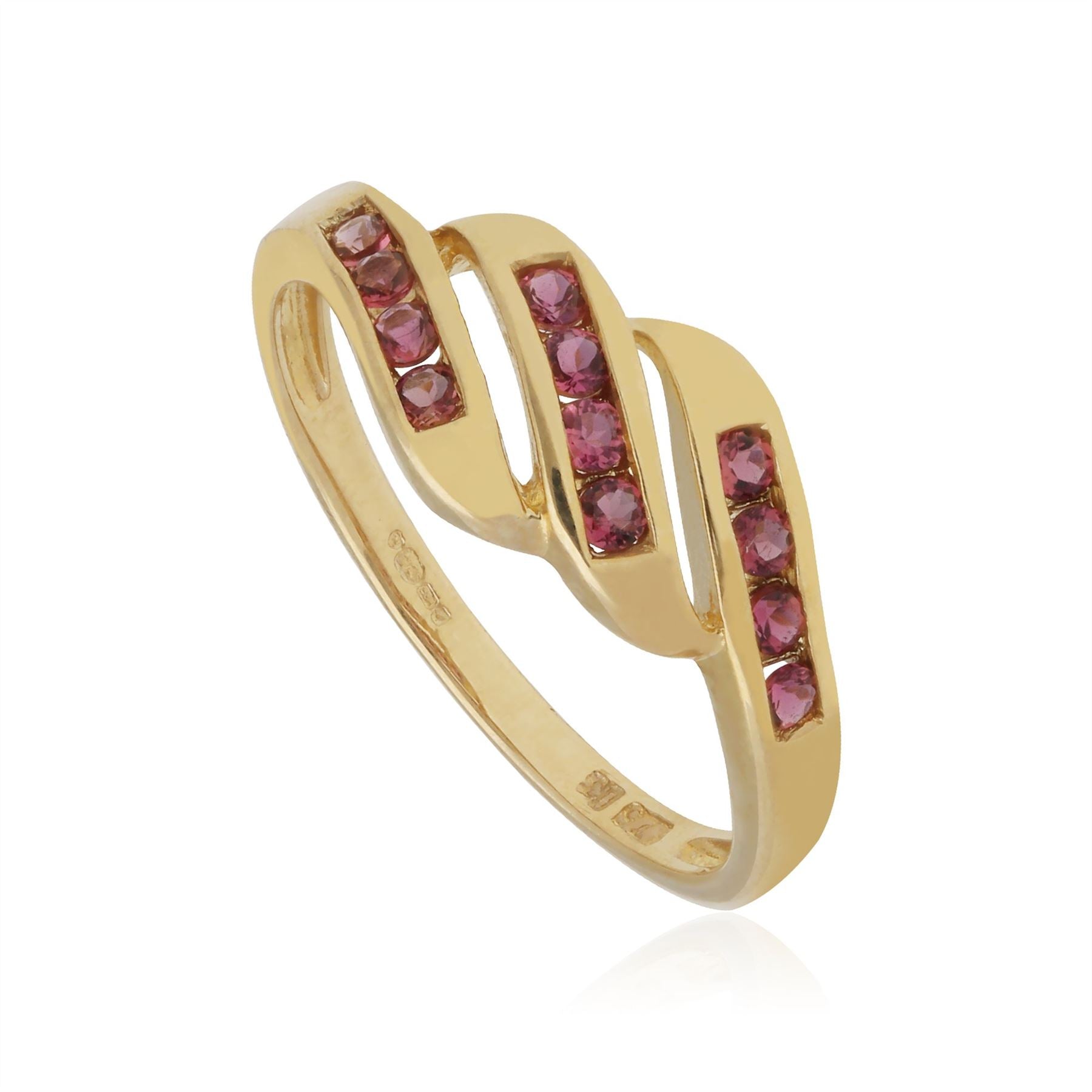 Kosmos Tourmaline Ring in 9ct Yellow Gold