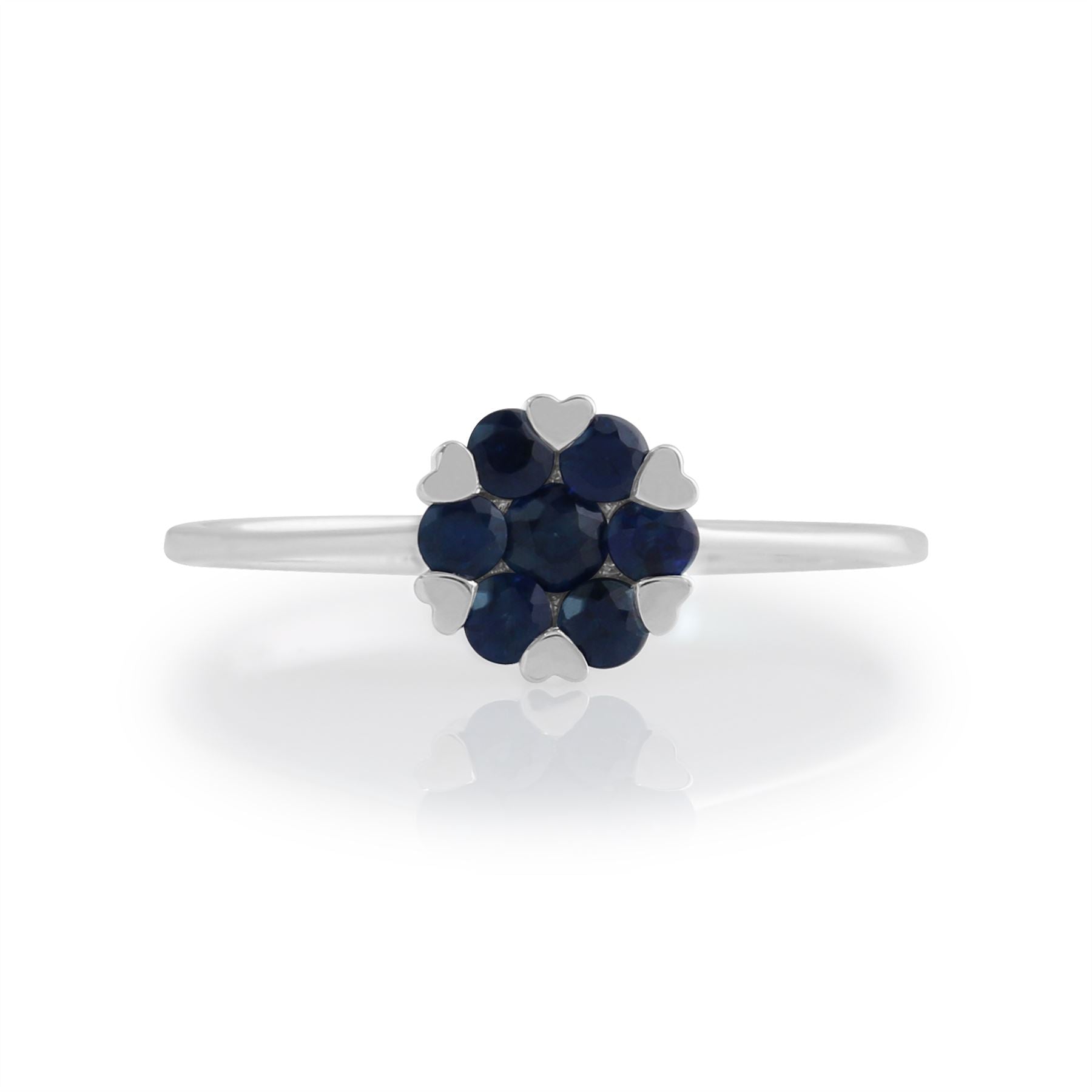 Gemondo 925 Sterling Silver Sapphire Ring