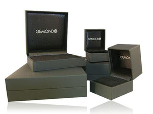 Gemondo 925 Sterling Silver 0.65ct Black Onyx & Marcasite Art Deco 45cm Necklace
