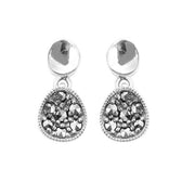 Collana e orecchini con pendente in stile Art Déco Marcasite in argento 925