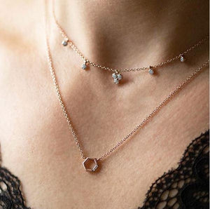 Diamond Trilogy Choker Necklace