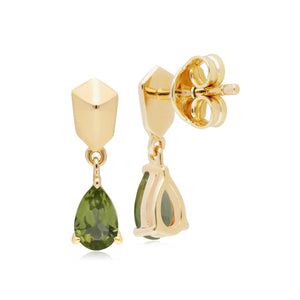 Micro Statement Peridot Earrings i