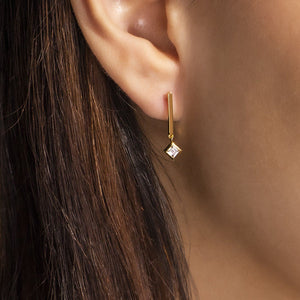 Mismatched Morganite Drop Earrings