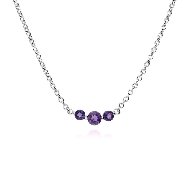 Orecchini e bracciale classici in argento 925 con tre pietre di zaffiro