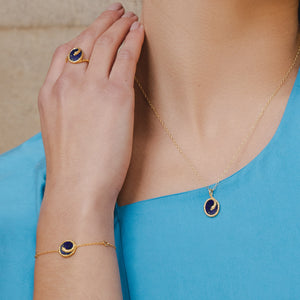 Gemondo ECFEW™ Cleopatra Lapis Lazuli Winding Snake Bracelet